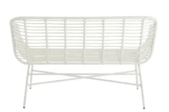 Banc De Jardin Métal Blanc Babar L 128 Cm -Chair Soldes Boutique banc de jardin metal blanc babar l 128 cm 5400924203467 1328264