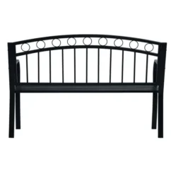 Banc De Jardin Métal Noir Delta 125 Cm -Chair Soldes Boutique banc de jardin metal noir delta 125 cm 3666722556460 387704