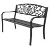 Banc De Jardin Métal Noir Troopa