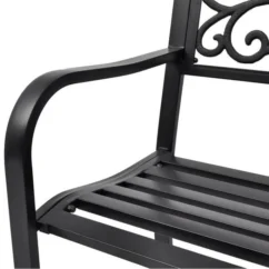 Banc De Jardin Métal Noir Troopa -Chair Soldes Boutique banc de jardin metal noir troopa 3666722559003 385406