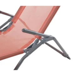 BEAU RIVAGE Lot De 2 Transats LUNJA - En Textilene - Corail -Chair Soldes Boutique beau rivage lot de 2 transats lunja en textilene corail 3584179044845 728798