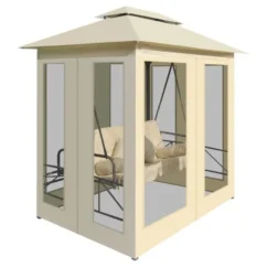 Belvédère Convertible En Balancelle Blanc Crème 11 Belvédère Convertible En Balancelle Blanc Crème -Chair Soldes Boutique belvedere convertible en balancelle blanc creme 3666722181075 1217059