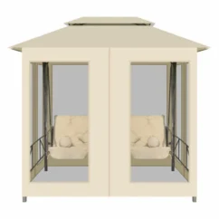 Belvédère Convertible En Balancelle Blanc Crème 12 Belvédère Convertible En Balancelle Blanc Crème -Chair Soldes Boutique belvedere convertible en balancelle blanc creme 3666722181075 1217060