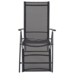 Chaise Inclinable De Terrasse Aluminium Et Textilène Noir -Chair Soldes Boutique chaise inclinable de terrasse aluminium et textilene noir 3666722329880 974803