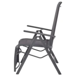 Chaise Inclinable De Terrasse Aluminium Et Textilène Noir -Chair Soldes Boutique chaise inclinable de terrasse aluminium et textilene noir 3666722329880 974804