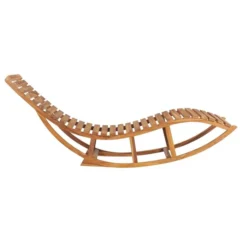 Chaise Longue à Bascule Avec Coussin Bois De Teck Solide 7 -Chair Soldes Boutique chaise longue a bascule avec coussin bois de teck solide 3666722931465 833641
