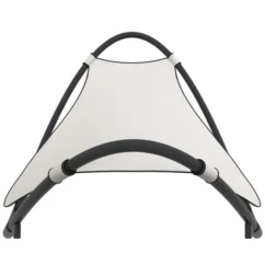 Chaise Longue à Bascule Avec Roues Acier Et Textilène Crème -Chair Soldes Boutique chaise longue a bascule avec roues acier et textilene creme 3666722750813 1414512