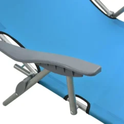 Chaise Longue Avec Auvent Acier Bleu -Chair Soldes Boutique chaise longue avec auvent acier bleu 3666722364010 936106