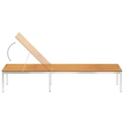 Chaise Longue Avec Coussin Bois D'acacia Et Acier Inoxydable 4 14 Chaise Longue Avec Coussin Bois D'acacia Et Acier Inoxydable 4 -Chair Soldes Boutique chaise longue avec coussin bois d acacia et acier inoxydable 3666722931496 1264911