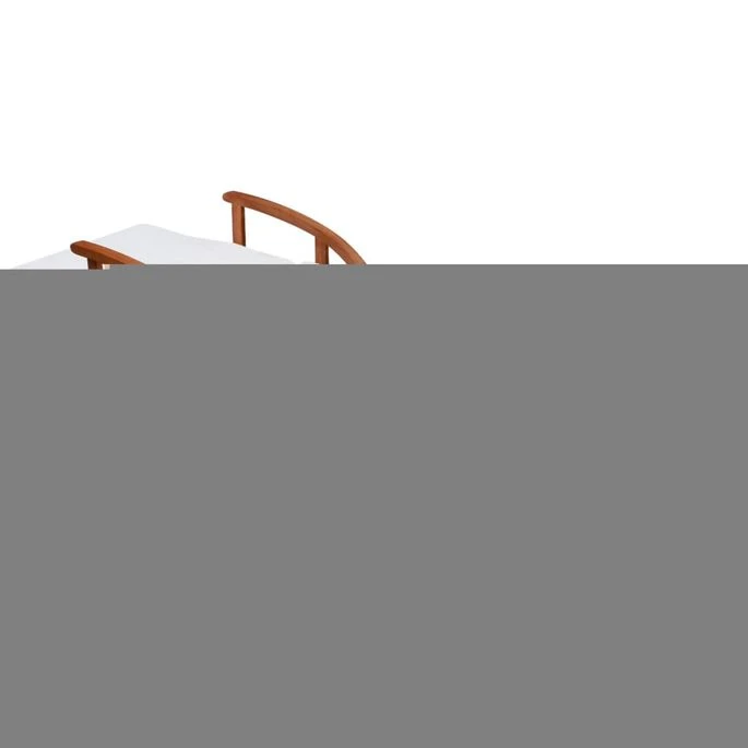 Chaise Longue Avec Coussin Bois D'acacia Solide 17 3 Chaise Longue Avec Coussin Bois D'acacia Solide 17 – Image 3