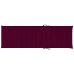 Chaise Longue Avec Coussin Bordeaux Bois De Pin Imprégné 4 -Chair Soldes Boutique chaise longue avec coussin bordeaux bois de pin impregne 3666722407342 859156