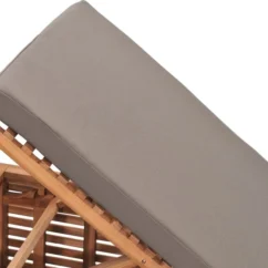 Chaise Longue Avec Coussin Gris Foncé Bois De Teck Solide 14 Chaise Longue Avec Coussin Gris Foncé Bois De Teck Solide -Chair Soldes Boutique chaise longue avec coussin gris fonce bois de teck solide 3666722458139 768476