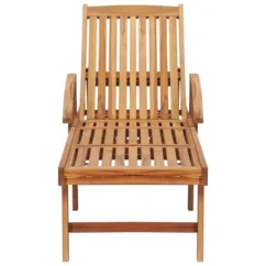 Chaise Longue Avec Table Et Coussin Bois De Teck Solide -Chair Soldes Boutique chaise longue avec table et coussin bois de teck solide 3666722460804 763341