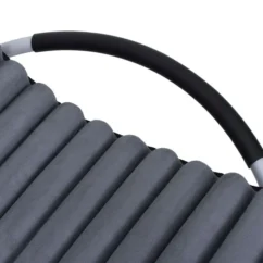 Chaise Longue D'extérieur Avec Coussin Acier Gris -Chair Soldes Boutique chaise longue d exterieur avec coussin acier gris 3666722363396 936614