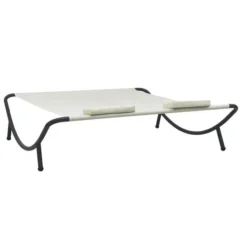 Chaise Longue D'extérieur Tissu Crème -Chair Soldes Boutique chaise longue d exterieur tissu creme 3666722528238 554141