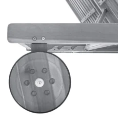 Chaise Longue De Jardin 2 Places Avec Coussin Gris Acacia 4 -Chair Soldes Boutique chaise longue de jardin 2 places avec coussin gris acacia 3666722430821 816931