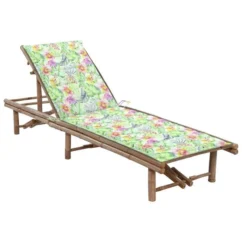 Meilleures ventes 10 Chaise Longue De Jardin Avec Coussin Bambou 13