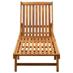 Chaise Longue De Jardin Avec Coussin Bois D'acacia Solide 41 -Chair Soldes Boutique chaise longue de jardin avec coussin bois d acacia solide 3666722431125 816580