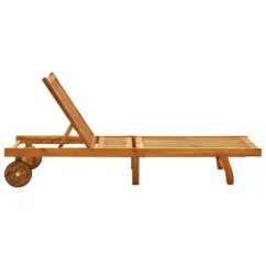 Chaise Longue De Jardin Avec Coussin Bois D'acacia Solide 41 -Chair Soldes Boutique chaise longue de jardin avec coussin bois d acacia solide 3666722431125 816582