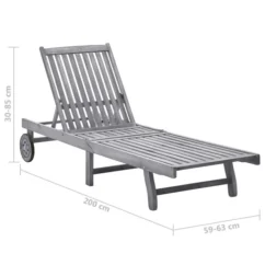 Chaise Longue De Jardin Avec Coussin Gris Bois D'acacia Solide 5 12 Chaise Longue De Jardin Avec Coussin Gris Bois D'acacia Solide 5 -Chair Soldes Boutique chaise longue de jardin avec coussin gris bois d acacia solide 3666722431026 816716