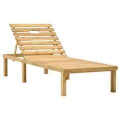 Chaise Longue De Jardin Avec Table Et Coussin Pin Imprégné 59 -Chair Soldes Boutique chaise longue de jardin avec table et coussin pin impregne 3666722407489 858974