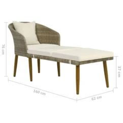 Chaise Longue De Jardin Gris/beige Résine Tressée 13 Chaise Longue De Jardin Gris/beige Résine Tressée -Chair Soldes Boutique chaise longue de jardin gris beige resine tressee 8718475702115 1392041
