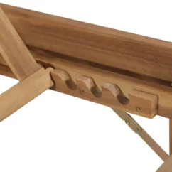 Chaise Longue Pliable Avec Coussin Bois D'acacia Solide 7 -Chair Soldes Boutique chaise longue pliable avec coussin bois d acacia solide 3666722931519 841868