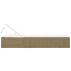 Chaise Longue Résine Tressée Marron Et Blanc Crème 14 Chaise Longue Résine Tressée Marron Et Blanc Crème -Chair Soldes Boutique chaise longue resine tressee marron et blanc creme 3666722364591 935431