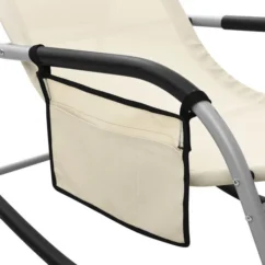 Chaise Longue Textilène Crème Et Gris 2 11 Chaise Longue Textilène Crème Et Gris 2 -Chair Soldes Boutique chaise longue textilene creme et gris 3666722314015 991526