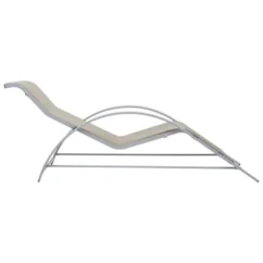 Chaise Longue Textilène Et Aluminium Crème 2 -Chair Soldes Boutique chaise longue textilene et aluminium creme 3666722363242 936770
