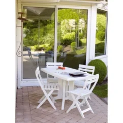 CHAISE MIAMI PLIANTE BLANC -Chair Soldes Boutique chaise miami pliante blanc 3100033000262 597539