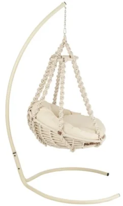 Chaise Suspendue Avec Coussins Métal Blanc Octopus -Chair Soldes Boutique chaise suspendue avec coussins metal blanc octopus 5400924216283 1336055