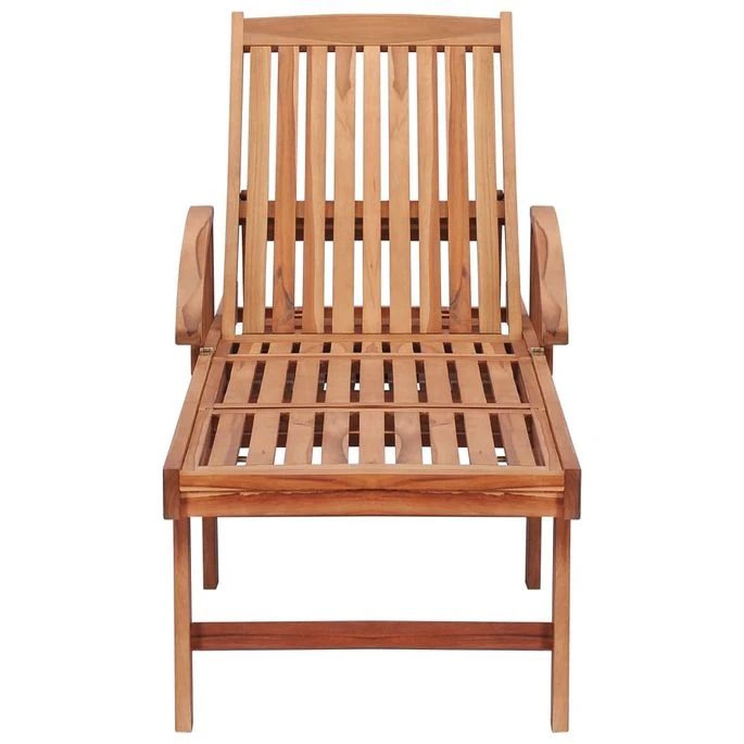 Chaises Longues 2 Pcs Avec Coussin Vert Vif Bois De Teck Solide 5 Chaises Longues 2 Pcs Avec Coussin Vert Vif Bois De Teck Solide – Image 5