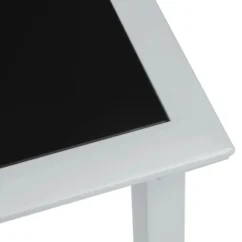 Chaises Longues 2 Pcs Avec Table Aluminium Noir -Chair Soldes Boutique chaises longues 2 pcs avec table aluminium noir 3666722314008 991547