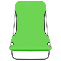 Chaises Longues Pliables 2 Pcs Acier Et Tissu Vert -Chair Soldes Boutique chaises longues pliables 2 pcs acier et tissu vert 3666722363945 936162