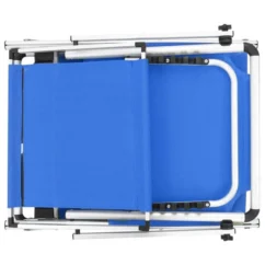 Chaises Longues Pliables Et Toit 2 Pcs Aluminium Textilène Bleu 16 Chaises Longues Pliables Et Toit 2 Pcs Aluminium Textilène Bleu -Chair Soldes Boutique chaises longues pliables et toit 2 pcs aluminium textilene bleu 3666722460965 763088