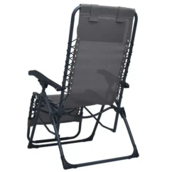 Chaises Pliables De Terrasse 2 Pcs Gris Textilène -Chair Soldes Boutique chaises pliables de terrasse 2 pcs gris textilene 3666722356558 942181