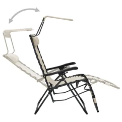 Chaises Pliables De Terrasse 2 Pcs Textilène Crème -Chair Soldes Boutique chaises pliables de terrasse 2 pcs textilene creme 3666722219235 1142222