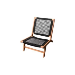 Fauteuil De Jardin En Bois D'eucalyptus FSC Et En Corde TAVARUA -Chair Soldes Boutique fauteuil de jardin en bois d eucalyptus fsc et en corde tavarua 3584174449454 728794