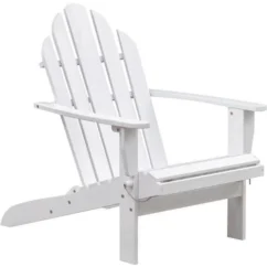 Fauteuil De Jardin Inclinable En Acacia FSC - 72,5 X 89,5 X H.94 Cm - Blanc
