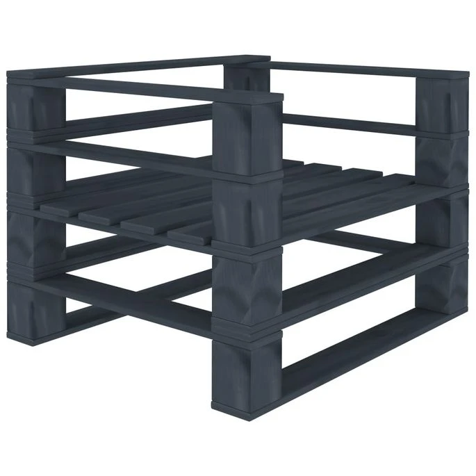 Fauteuil Palette De Jardin Bois Gris 1 Fauteuil Palette De Jardin Bois Gris