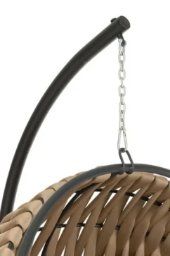 Fauteuil Suspendu Avec Coussin Métal Beige Pona -Chair Soldes Boutique fauteuil suspendu avec coussin metal beige pona 5400924216306 1336047