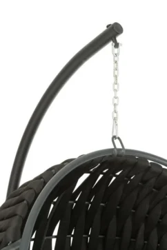 Fauteuil Suspendu Avec Coussins Métal Noir Vega -Chair Soldes Boutique fauteuil suspendu avec coussins metal noir vega 5400924216313 1336038