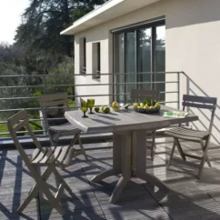 GROSFILLEX Chaise Pliante Miami - Taupe -Chair Soldes Boutique grosfillex chaise pliante miami taupe 3100038102510 597559