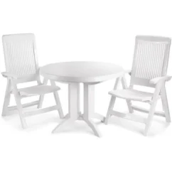 GROSFILLEX Fauteuil Dossier Réglable Fidji 3 - Blanc -Chair Soldes Boutique grosfillex fauteuil dossier reglable fidji 3 blanc 3100038008560 597565