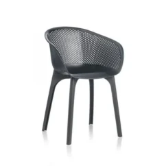 IDEA Lot De 2 Chaises De Jardin Nora Noir -Chair Soldes Boutique idea lot de 2 chaises de jardin nora noir 9006218863506 516524