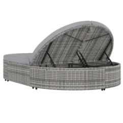 Lit De Jardin Polyester Et Résine Tressée Gris Methy -Chair Soldes Boutique lit de jardin polyester et resine tressee gris methy 3666722557535 386728