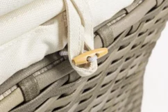 Lit De Jardin Rotatif En Aluminium Tresse En Fibre Blanc Laurie -Chair Soldes Boutique lit de jardin rotatif en aluminium tresse en fibre blanc laurie 3666722592338 1393488