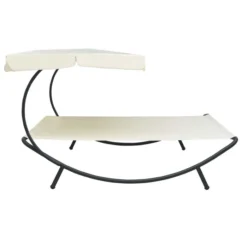 Lit De Repos D'extérieur Avec Auvent Blanc Crème 9 Lit De Repos D'extérieur Avec Auvent Blanc Crème -Chair Soldes Boutique lit de repos d exterieur avec auvent blanc creme 3666722456814 769504