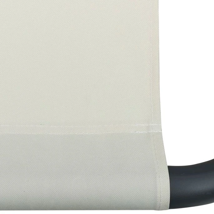 Lit De Repos D'extérieur Avec Auvent Blanc Crème 6 Lit De Repos D'extérieur Avec Auvent Blanc Crème – Image 6